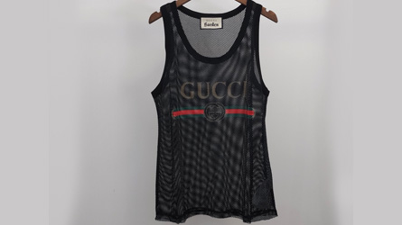 
				Gucci - Black mesh vest 
				Clothes